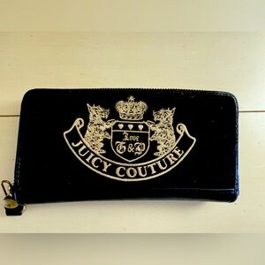 Juicy wallet black velvet